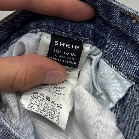 2/$15 SHEIN Blue Flare Wide Leg Jeans - Picture 4 of 4